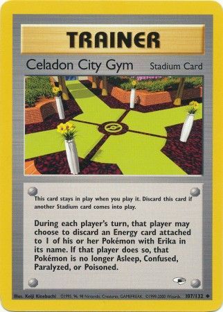 Celadon City Gym 107/132-Kantocards