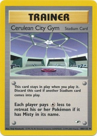 Cerulean City Gym 108/132-Kantocards