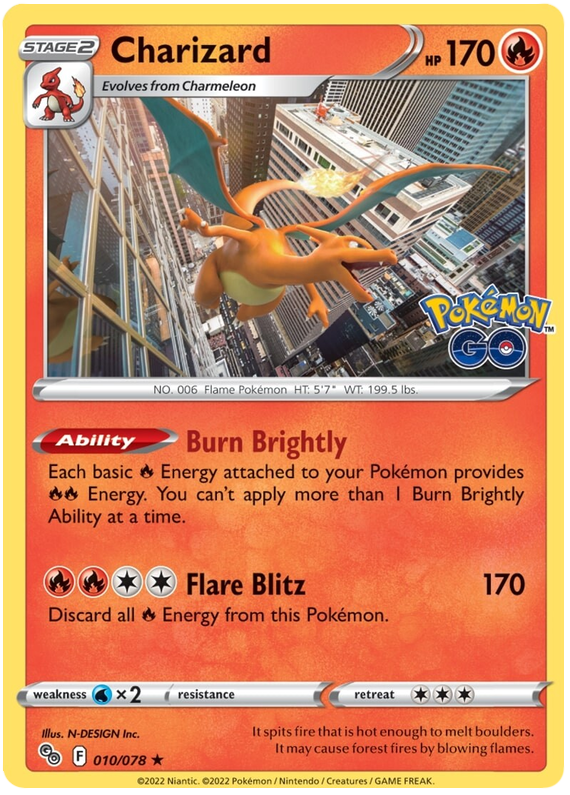 Charizard 010/078 - Holo - Español-Kantocards