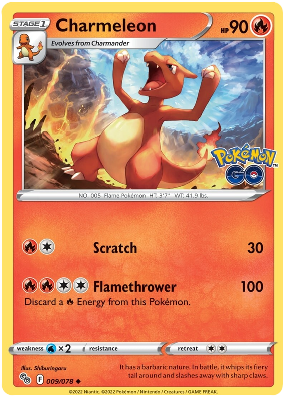 Charmeleon 009/078 - Español-Kantocards