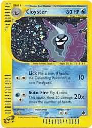 Cloyster 8/165 - Holo-Kantocards