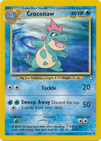Croconaw 32/111-Kantocards