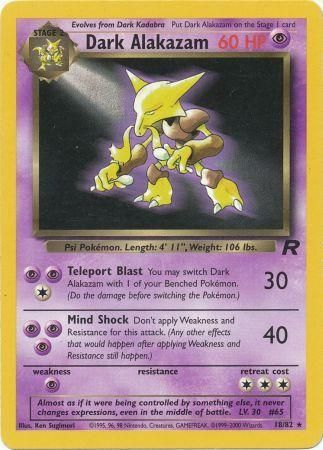 Dark Alakazam 18/82-Kantocards