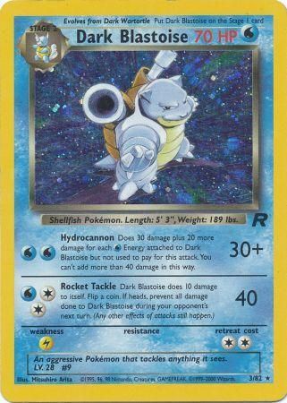 Dark Blastoise 3/82 - Holo-Kantocards