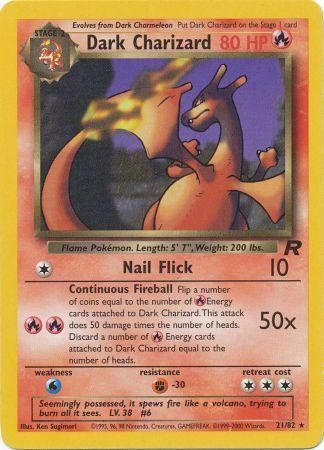 Dark Charizard 21/82-Kantocards