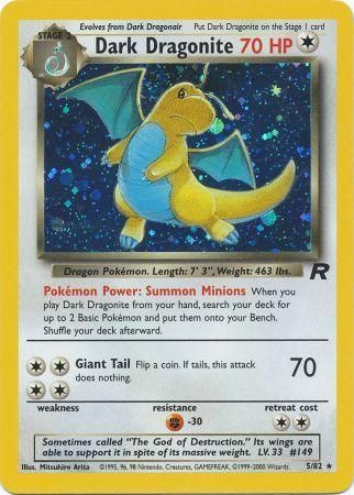 Dark Dragonite 5/82 - Holo-Kantocards