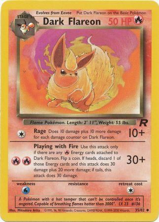 Dark Flareon 35/82-Kantocards