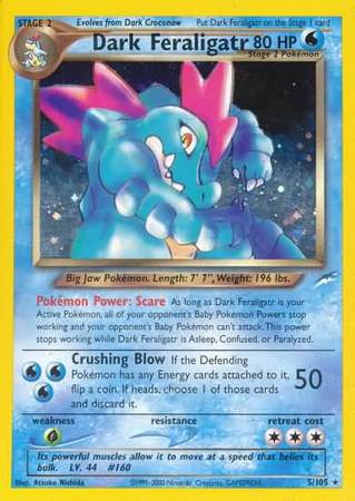 Dark Feraligatr 5/105-Kantocards