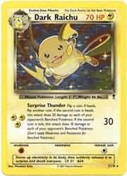 Dark Raichu 7/110 - Holo-Kantocards