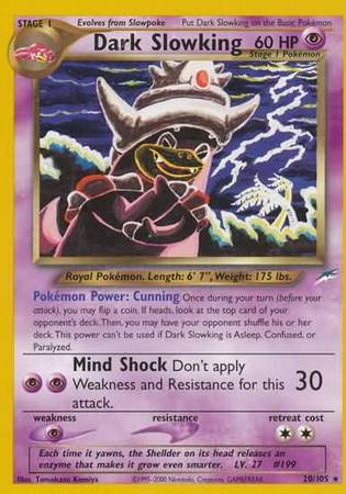 Dark Slowking 20/105-Kantocards