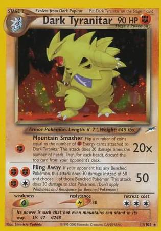 Dark Tyranitar 11/105-Kantocards