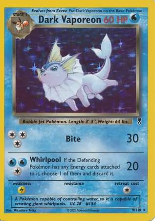 Dark Vaporeon 9/110 - Holo-Kantocards