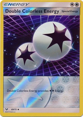 Double Colorless Energy 69/73 - Reverse Holo-Kantocards