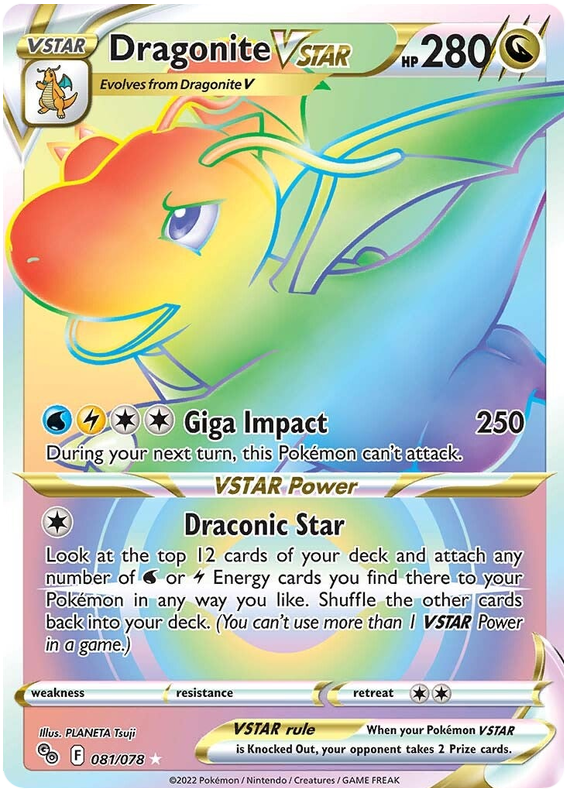 Dragonite VSTAR 081/078-Kantocards