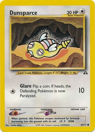 Dunsparce 54/75-Kantocards