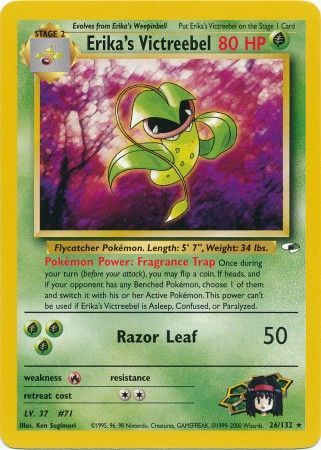 Ericka's Victreebel 26/132-Kantocards