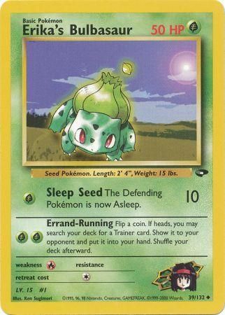 Ericka's Bulbasaur 39/132-Kantocards