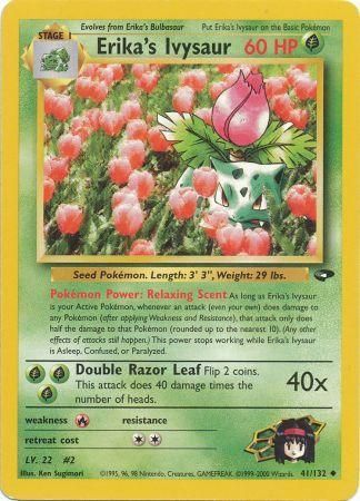 Ericka's Ivysaur 41/132-Kantocards