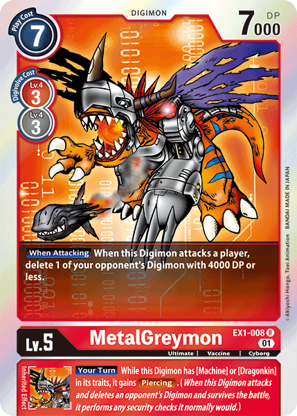 MetalGreymon EX1-008-Kantocards