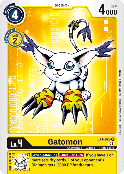 Gatomon EX1-026-Kantocards