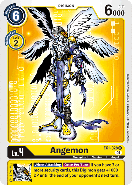 Angemon EX1-028-Kantocards