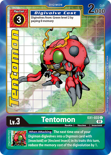 Tentomon EX1-033 Arte Alterno-Kantocards