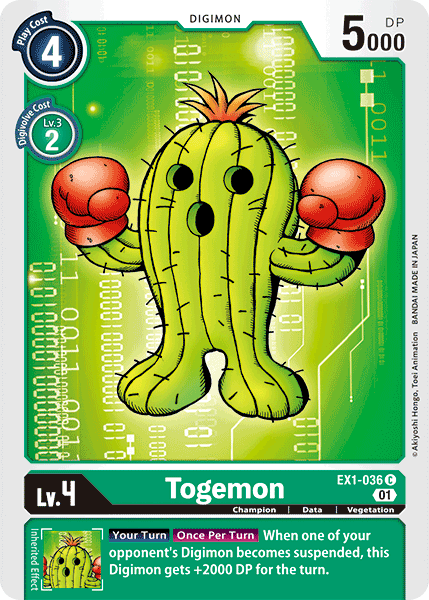 Togemon EX1-036-Kantocards