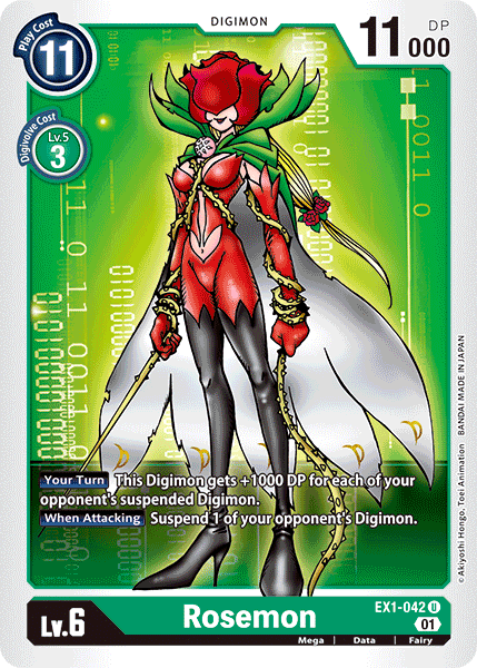 Rosemon EX1-042-Kantocards