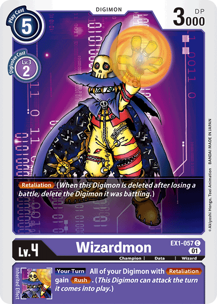 Wizardmon EX1-057-Kantocards