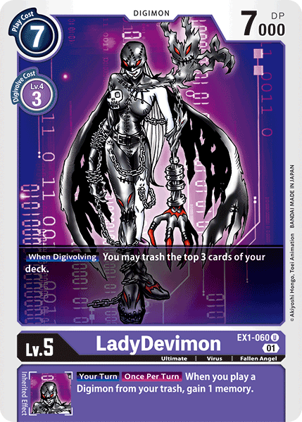 LadyDevimon EX1-060-Kantocards