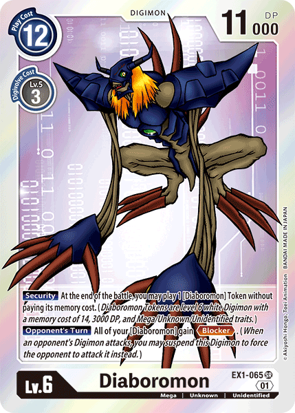 Diaboromon EX1-065-Kantocards