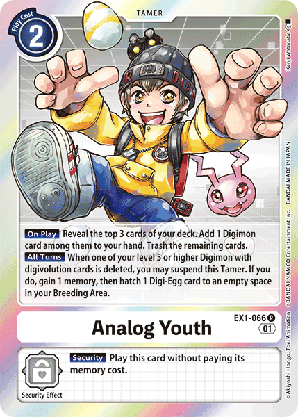 Analog Youth EX1-066-Kantocards