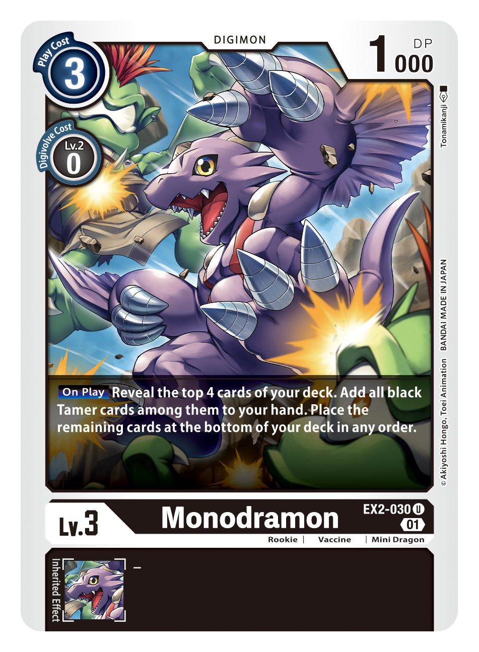 Monodramon EX2-030-Kantocards