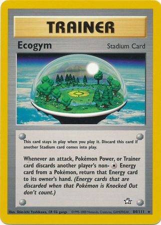 Ecogym 84/111-Kantocards