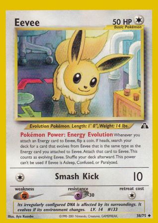 Eevee 38/75-Kantocards