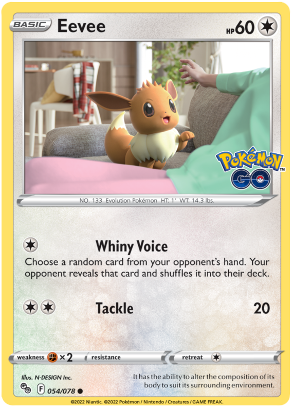 Eevee 054/078-Kantocards