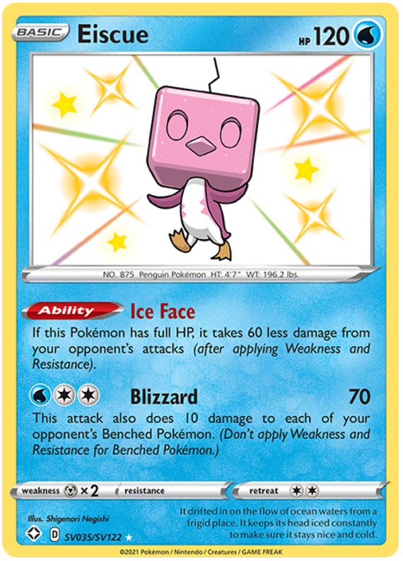 Eiscue SV035/SV122-Kantocards