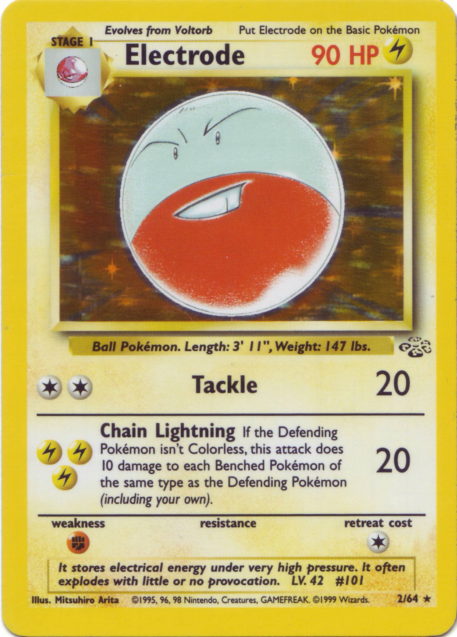 Electrode 2/64 - Holo-Kantocards