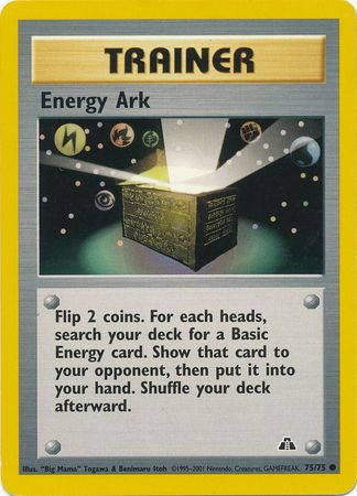 Energy Ark 75/75-Kantocards
