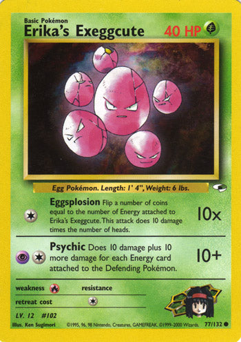 Ericka's Exeggcute 77/132-Kantocards