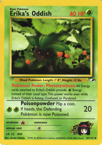 Ericka's Oddish 47/132-Kantocards