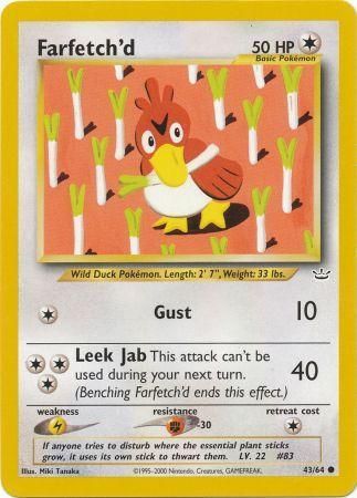 Farfetch'd 43/64-Kantocards