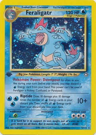 Feraligatr 5/111 - Holo 1st Edition-Kantocards