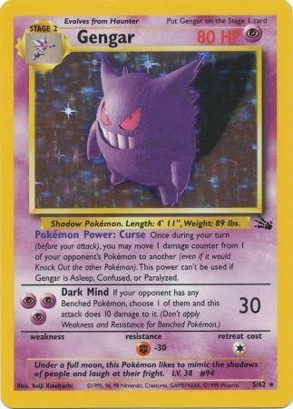 Gengar 5/62 - Holo-Kantocards