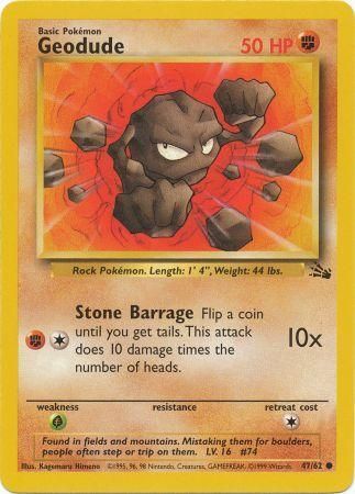 Geodude 47/62-Kantocards
