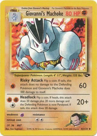 Giovanni's Machoke 42/132-Kantocards