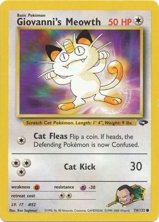 Giovanni's Meowth 74/132-Kantocards