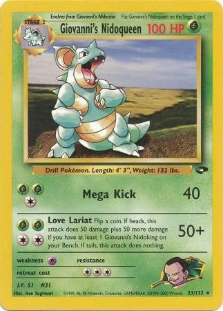 Giovanni's Nidoqueen 23/132-Kantocards