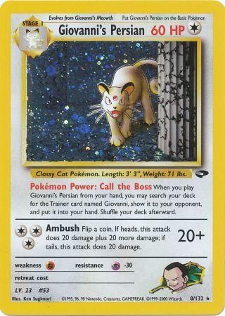 Giovanni's Persian 8/132 - Holo-Kantocards