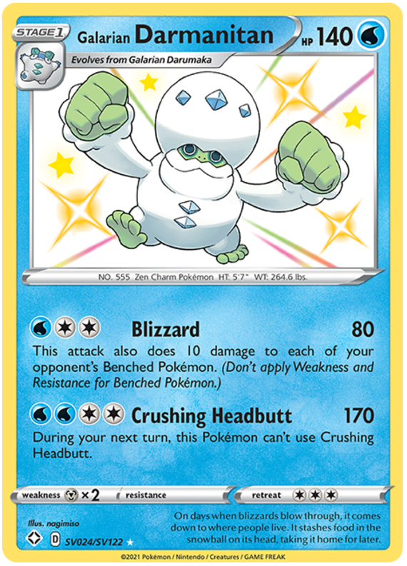 Galarian Darmanitan SV024/122-Kantocards